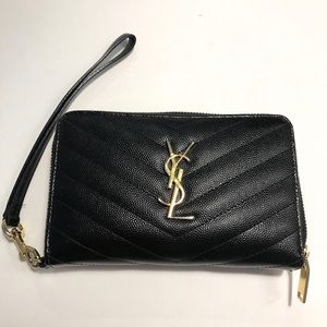 YSL wristlet wallet